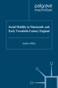 Social Mobility in Nineteenth- and Early Twentieth-Century England_cover