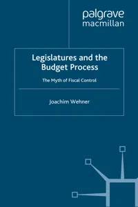 Legislatures and the Budget Process_cover