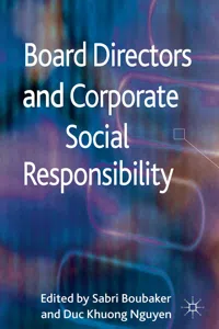 Board Directors and Corporate Social Responsibility_cover