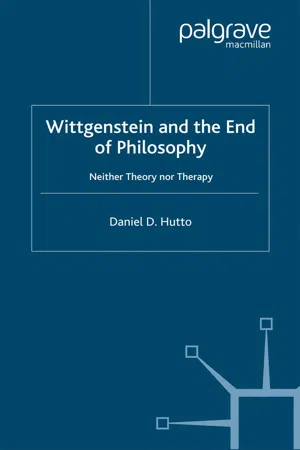 Wittgenstein and the End of Philosophy