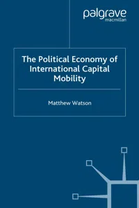 The Political Economy of International Capital Mobility_cover