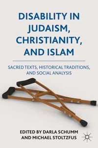 Disability in Judaism, Christianity, and Islam_cover