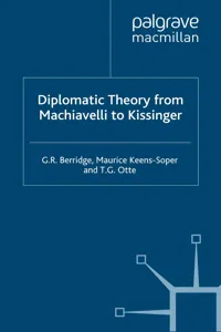 Diplomatic Theory from Machiavelli to Kissinger_cover