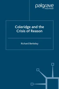 Coleridge and the Crisis of Reason_cover