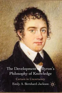 The Development of Byron's Philosophy of Knowledge_cover