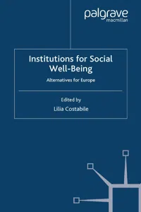 Institutions for Social Well Being_cover