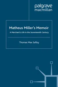 Matheus Miller's Memoir_cover