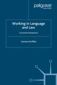 Working in Language and Law_cover