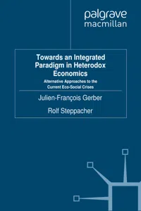 Towards an Integrated Paradigm in Heterodox Economics_cover