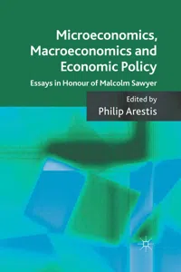 Microeconomics, Macroeconomics and Economic Policy_cover