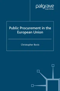 Public Procurement in the European Union_cover