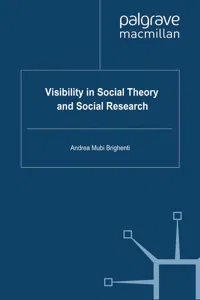 Visibility in Social Theory and Social Research_cover