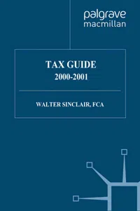 Tax Guide 2000–2001_cover