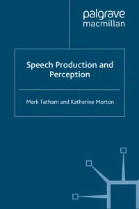 Speech Production and Perception_cover