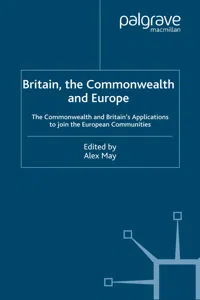 Britain, The Commonwealth and Europe_cover