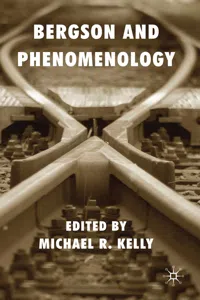 Bergson and Phenomenology_cover