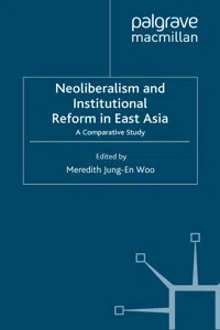 Neoliberalism and Institutional Reform in East Asia_cover