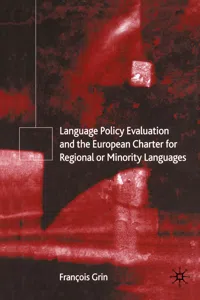 Language Policy Evaluation and the European Charter for Regional or Minority Languages_cover