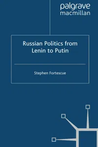 Russian Politics from Lenin to Putin_cover