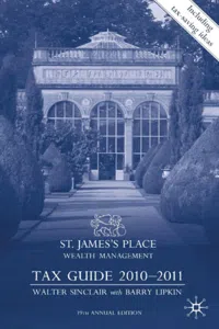 St James's Place Tax Guide 2010-2011_cover