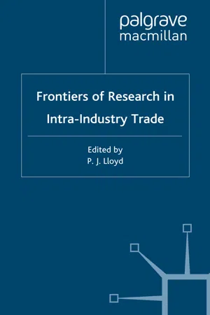 Frontiers of Research in Intra-Industry Trade