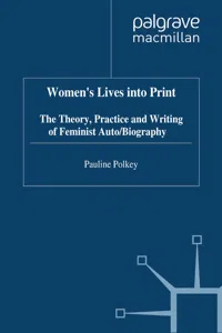 Women's Lives Into Print_cover