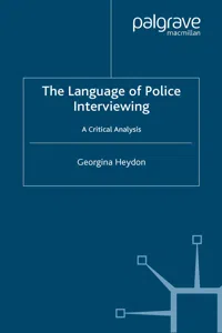 The Language of Police Interviewing_cover