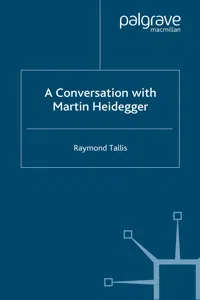 A Conversation with Martin Heidegger_cover