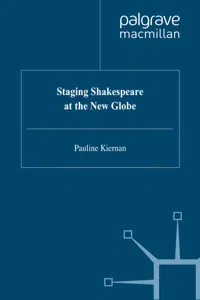 Staging Shakespeare at the New Globe_cover