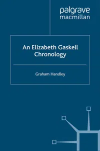 An Elizabeth Gaskell Chronology_cover