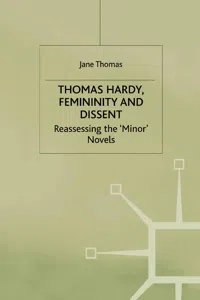 Thomas Hardy, Femininity and Dissent_cover