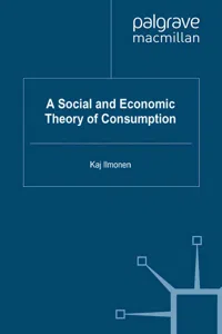 A Social and Economic Theory of Consumption_cover