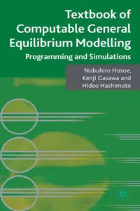 Textbook of Computable General Equilibrium Modeling_cover