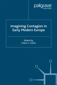 Imagining Contagion in Early Modern Europe_cover