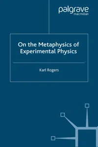 On the Metaphysics of Experimental Physics_cover