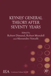 Keynes's General Theory After Seventy Years_cover