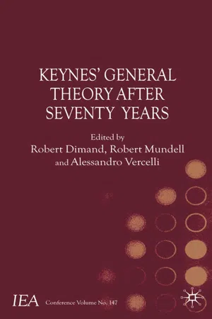 Keynes's General Theory After Seventy Years