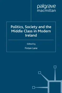 Politics, Society and the Middle Class in Modern Ireland_cover