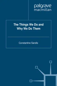 The Things We Do and Why We Do Them_cover