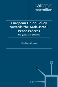 European Union Policy towards the Arab-Israeli Peace Process_cover