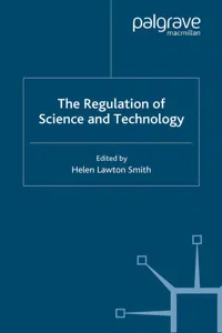 The Regulation of Science and Technology_cover