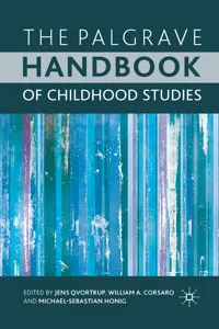 The Palgrave Handbook of Childhood Studies_cover