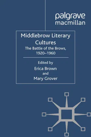 Middlebrow Literary Cultures