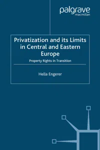 Privatisation and Its Limits in Central and Eastern Europe_cover