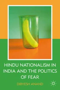 Hindu Nationalism in India and the Politics of Fear_cover