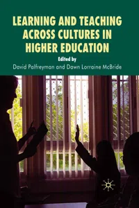 Learning and Teaching Across Cultures in Higher Education_cover