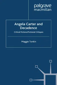 Angela Carter and Decadence_cover