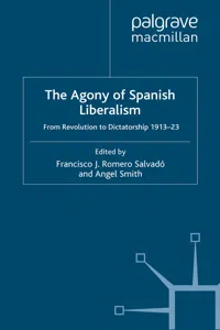 The Agony of Spanish Liberalism_cover