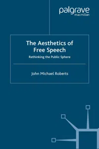 The Aesthetics of Free Speech_cover