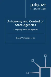 Autonomy and Control of State Agencies_cover